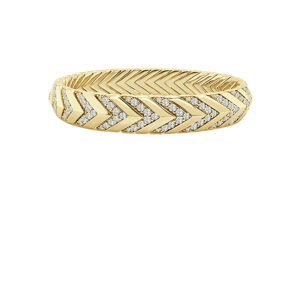 14K Gold Lab Grown Diamond Full Stretch Eternity Band 5.25 CT (198 Stones – Size 6.00)