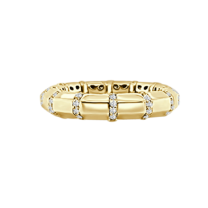 14K Gold Lab Grown Diamond Full Stretch Eternity Band 0.33 CT (96 Stones)