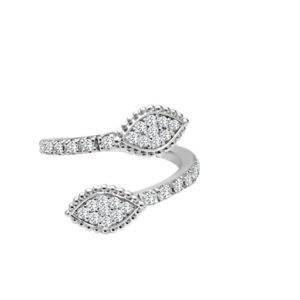 14K Gold Lab Grown Diamond Flex Ring Marquise Cut (32 Stones)